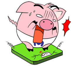 Maggy, The Naughty Pig sticker #165956