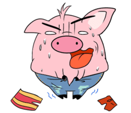 Maggy, The Naughty Pig sticker #165957