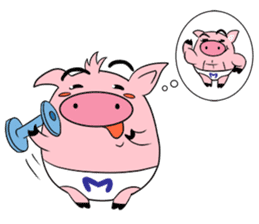 Maggy, The Naughty Pig sticker #165959
