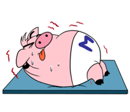 Maggy, The Naughty Pig sticker #165960