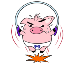 Maggy, The Naughty Pig sticker #165961