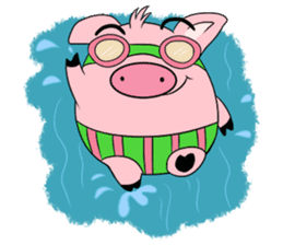 Maggy, The Naughty Pig sticker #165964