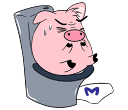 Maggy, The Naughty Pig sticker #165965