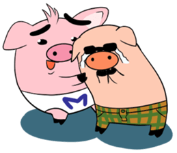 Maggy, The Naughty Pig sticker #165970