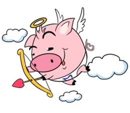 Maggy, The Naughty Pig sticker #165971