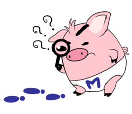 Maggy, The Naughty Pig sticker #165972