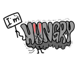 ANGRY HUNGRY'S sticker #166084