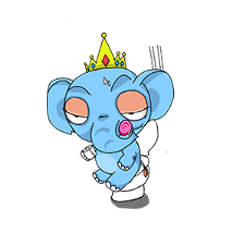 Ivory : The Crowned Elephant sticker #166172