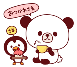 Panda(pon-yan)&Puffin(Puffy)-1- sticker #166381