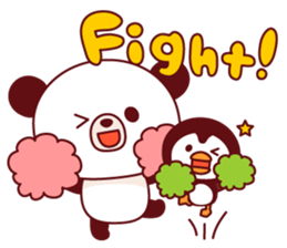 Panda(pon-yan)&Puffin(Puffy)-1- sticker #166387