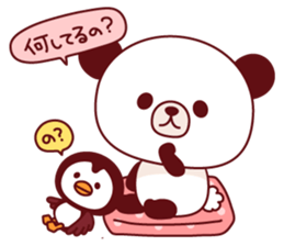 Panda(pon-yan)&Puffin(Puffy)-1- sticker #166392