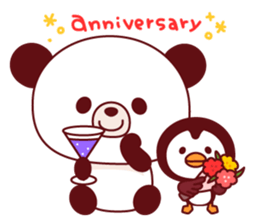 Panda(pon-yan)&Puffin(Puffy)-1- sticker #166401