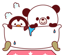 Panda(pon-yan)&Puffin(Puffy)-1- sticker #166410
