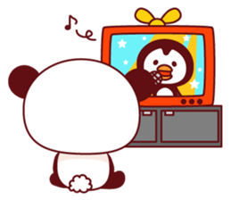 Panda(pon-yan)&Puffin(Puffy)-1- sticker #166411