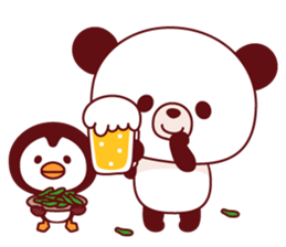 Panda(pon-yan)&Puffin(Puffy)-1- sticker #166412