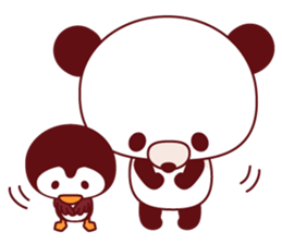 Panda(pon-yan)&Puffin(Puffy)-1- sticker #166417