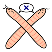 The bald earthworm sticker #167228