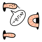 The bald earthworm sticker #167232