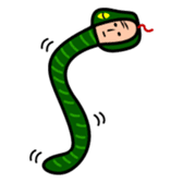 The bald earthworm sticker #167242