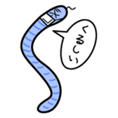 The bald earthworm sticker #167250