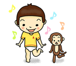 A small child contact ledger sticker #167466