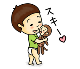 A small child contact ledger sticker #167471