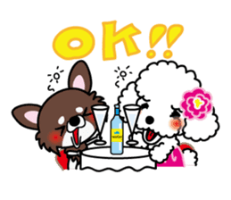 UG U+x+U DOGS (Chihuahua and Poodle) sticker #167679
