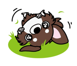 UG U+x+U DOGS (Chihuahua and Poodle) sticker #167687