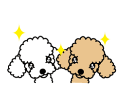 UG U+x+U DOGS (Chihuahua and Poodle) sticker #167692