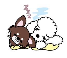 UG U+x+U DOGS (Chihuahua and Poodle) sticker #167698