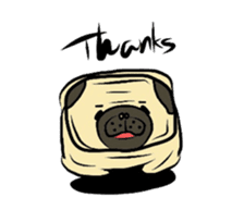 Pugsaku sticker #167913