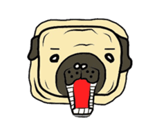 Pugsaku sticker #167916