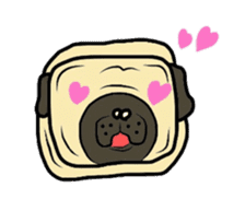 Pugsaku sticker #167919