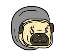 Pugsaku sticker #167928