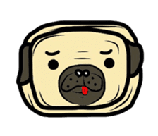 Pugsaku sticker #167934