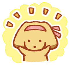 I Love My Dog dachshund sticker #168516