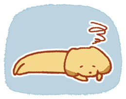 I Love My Dog dachshund sticker #168521