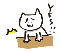 Cat no motivation sticker #168687