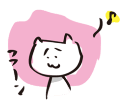 Cat no motivation sticker #168697