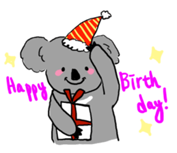 A stuffed koala "kala" sticker #168706