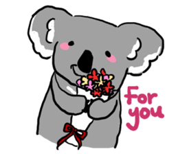 A stuffed koala "kala" sticker #168707