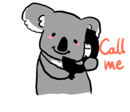A stuffed koala "kala" sticker #168711
