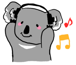A stuffed koala "kala" sticker #168721