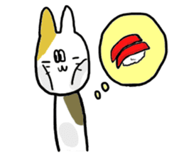 Cat&Rabbit sticker #168784