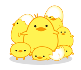 Chick 100% sticker #168945