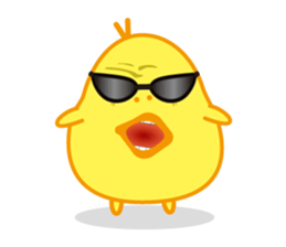 Chick 100% sticker #168956