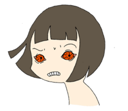 negative-girl sticker #169224