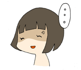 negative-girl sticker #169234