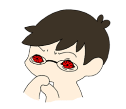 negative-girl sticker #169245