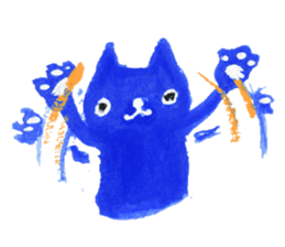 Colorful cats - Emotions - sticker #169869